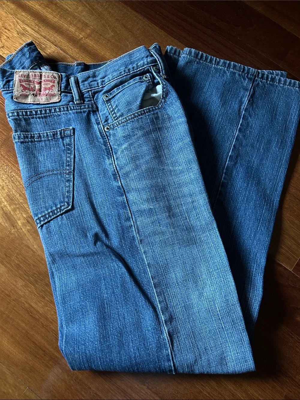 Levi's Men’s Blue Straight-Leg Vintage Wash Jeans